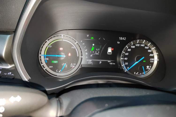 Used Toyota Highlander 2022 Dual-Engine 2.5L Four-Wheel Drive Prestige Version 7 Seats Instrument Cluster