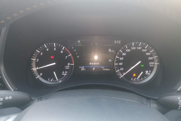 Used Toyota Highlander 2022 380T Four-Wheel Drive Prestige Edition 7-Seater Instrument Cluster