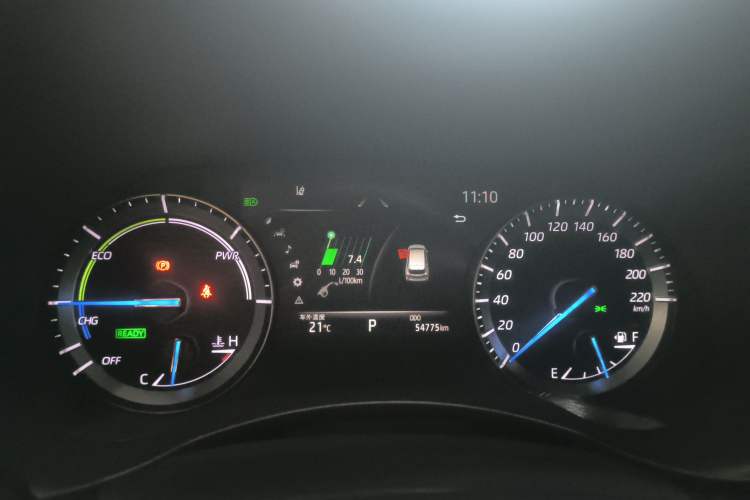 Used Toyota Highlander 2022 Dual-Engine 2.5L Four-Wheel Drive Prestige Version 7 Seats Instrument Cluster