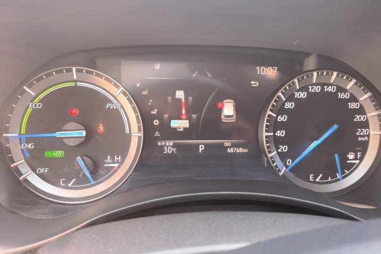 Used Toyota Highlander 2022 Dual-Engine 2.5L Four-Wheel Drive Prestige Version 7 Seats Instrument Cluster