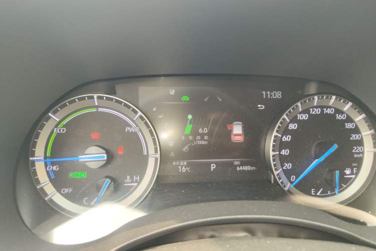 Used Toyota Highlander 2022 Dual-Engine 2.5L Four-Wheel Drive Prestige Version 7 Seats Instrument Cluster