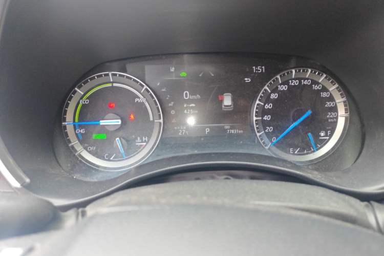 Used Toyota Highlander 2022 Dual-Engine 2.5L Four-Wheel Drive Prestige Version 7 Seats Instrument Cluster