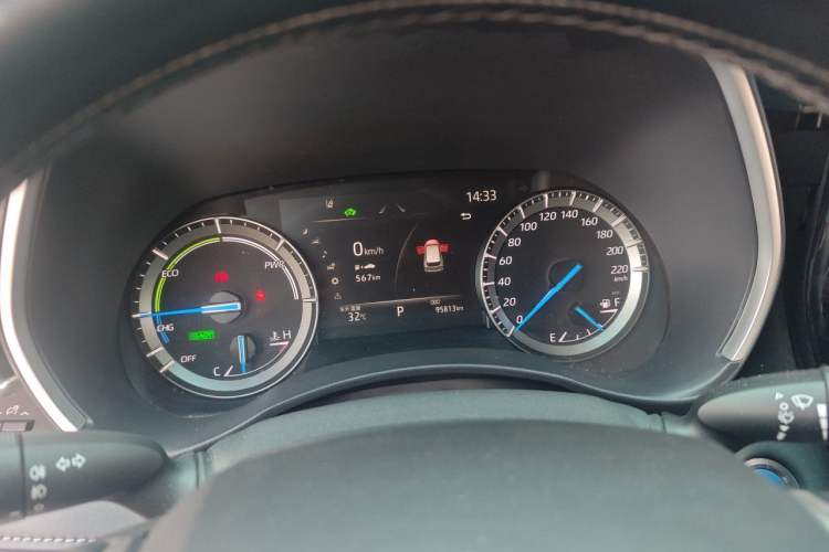 Used Toyota Highlander 2022 Dual-Engine 2.5L Four-Wheel Drive Prestige Version 7 Seats Instrument Cluster