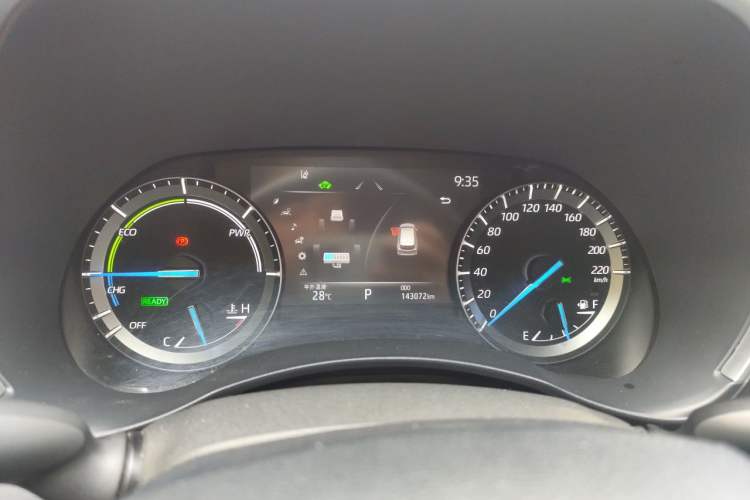 Used Toyota Highlander 2022 Dual-Engine 2.5L Four-Wheel Drive Prestige Version 7 Seats Instrument Cluster