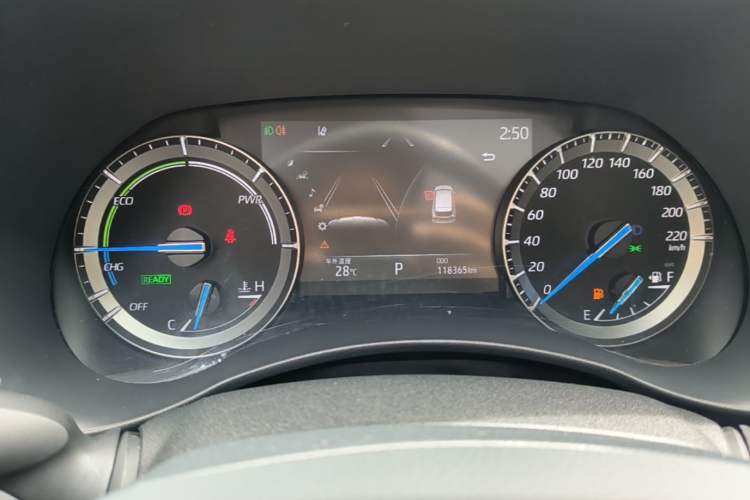 Used Toyota Highlander 2022 Dual-Engine 2.5L Four-Wheel Drive Supreme Edition 7-Seater Instrument Cluster