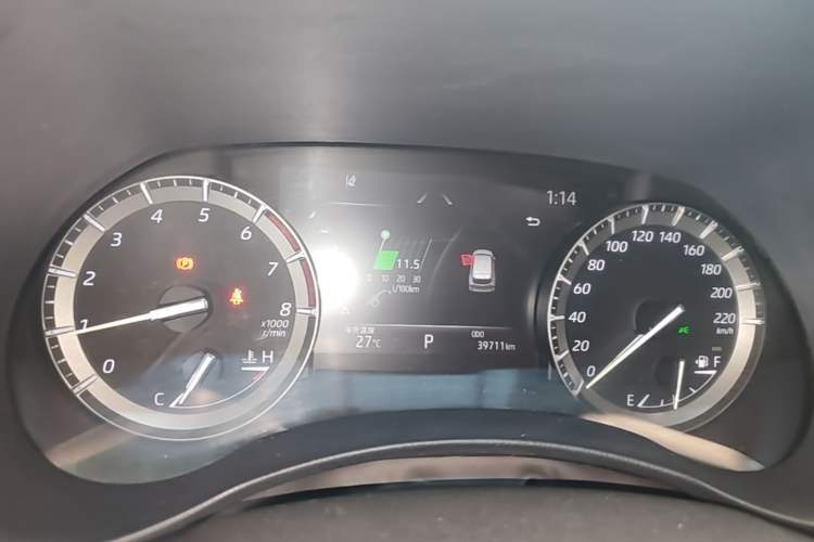 Used Toyota Highlander 2022 380T Four-Wheel Drive Prestige Edition 7-Seater Instrument Cluster