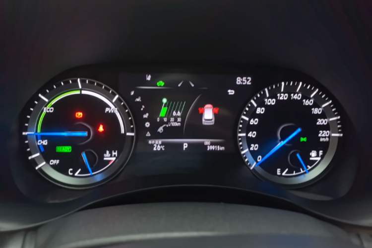 Used Toyota Highlander 2022 Dual-Engine 2.5L Four-Wheel Drive Prestige Version 7 Seats Instrument Cluster