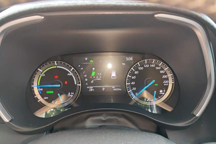 Used Toyota Highlander 2022 Dual-Engine 2.5L Four-Wheel Drive Prestige Version 7 Seats Instrument Cluster