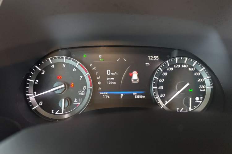 Used Toyota Highlander 2022 380T Four-Wheel Drive Prestige Edition 7-Seater Instrument Cluster