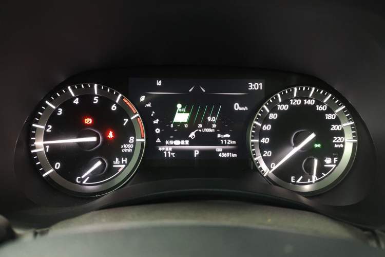 Used Toyota Highlander 2022 380T Four-Wheel Drive Prestige Edition 7-Seater Instrument Cluster