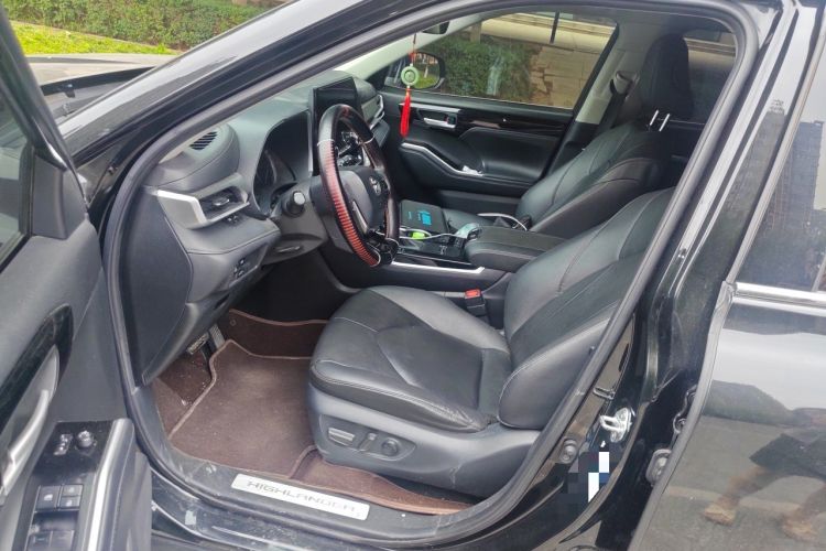 Used Toyota Highlander 2022 Dual-Engine 2.5L Four-Wheel Drive Prestige Version 7 Seats Left Front Seat