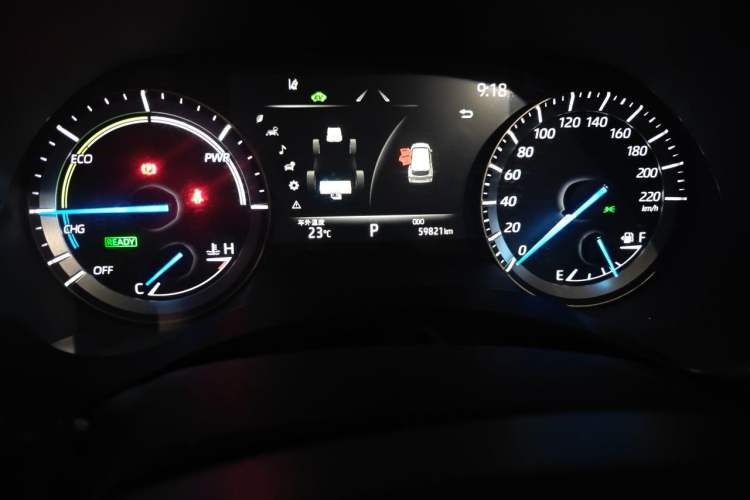 Used Toyota Highlander 2022 Dual-Engine 2.5L Two-Wheel Drive Prestige Edition 7-Seater Odometer Close Up