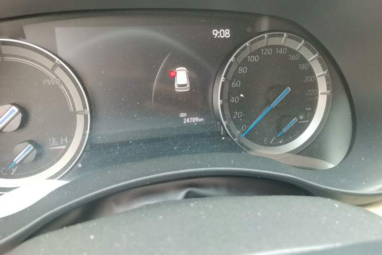 Used Toyota Highlander 2022 Dual-Engine 2.5L Two-Wheel Drive Prestige Edition 7-Seater Odometer Close Up