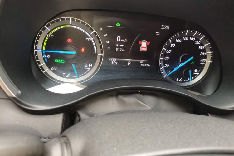 Used Toyota Highlander 2022 Dual-Engine 2.5L Two-Wheel Drive Elite Edition 5 Seats Odometer Close Up