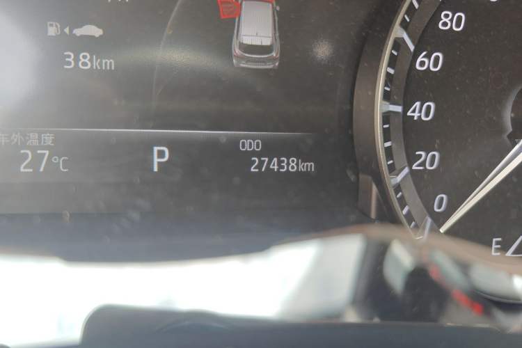 Used Toyota Highlander 2022 380T Four-Wheel Drive Ultimate 7-Seater Odometer Close Up