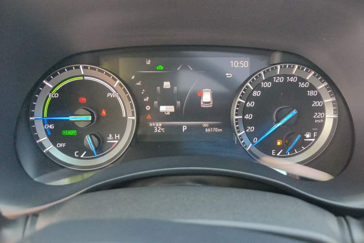 Used Toyota Highlander 2022 Dual-Engine 2.5L Two-Wheel Drive Prestige Edition 7-Seater Odometer Close Up