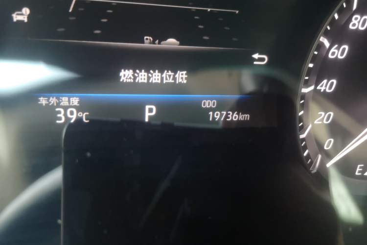 Used Toyota Highlander 2022 380T Four-Wheel Drive Prestige Edition 7-Seater Odometer Close Up