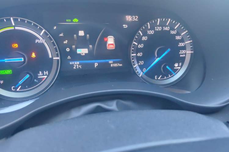 Used Toyota Highlander 2022 Dual-Engine 2.5L Two-Wheel Drive Elite Edition 7-Seater Odometer Close Up