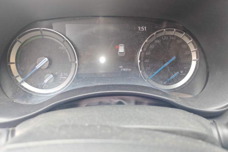 Used Toyota Highlander 2022 Dual-Engine 2.5L Four-Wheel Drive Prestige Version 7 Seats Odometer Close Up