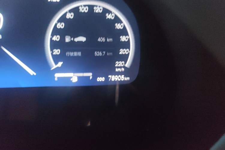 Used Toyota Highlander 2022 Dual-Engine 2.5L Four-Wheel Drive Supreme Edition 7-Seater Odometer Close Up