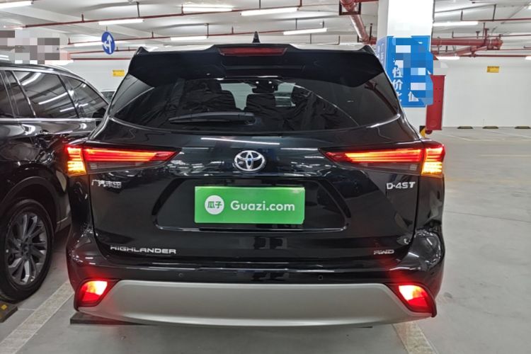 Used Toyota Highlander 2022 380T Four-Wheel Drive Prestige Edition 7-Seater Rear