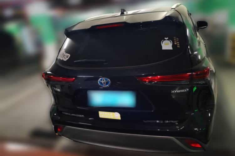 Used Toyota Highlander 2022 Dual-Engine 2.5L Four-Wheel Drive Supreme Edition 7-Seater Rear