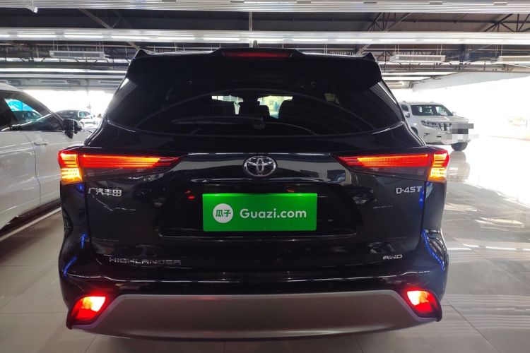 Used Toyota Highlander 2022 380T Four-Wheel Drive Prestige Edition 7-Seater Rear