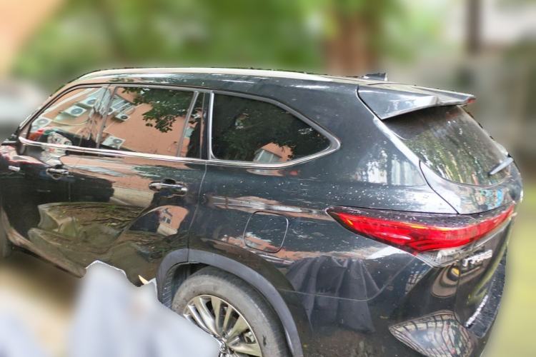 Used Toyota Highlander 2022 Dual-Engine 2.5L Four-Wheel Drive Prestige Version 7 Seats Rear Left 45 Deg