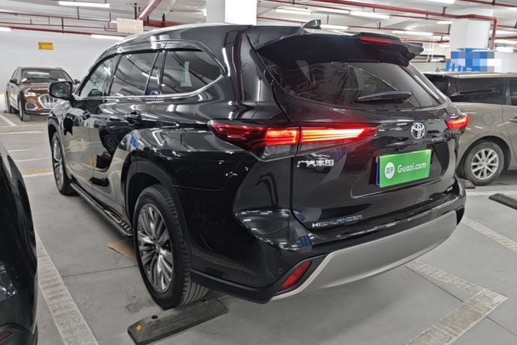 Used Toyota Highlander 2022 380T Four-Wheel Drive Prestige Edition 7-Seater Rear Left 45 Deg