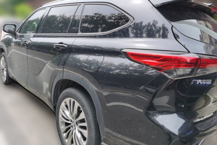 Used Toyota Highlander 2022 Dual-Engine 2.5L Four-Wheel Drive Supreme Edition 7-Seater Rear Left 45 Deg