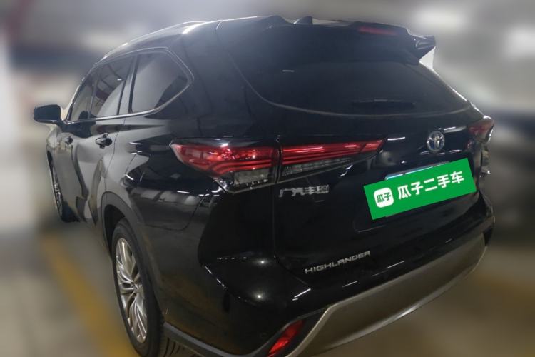 Used Toyota Highlander 2022 Dual-Engine 2.5L Two-Wheel Drive Prestige Edition 7-Seater Rear Left 45 Deg