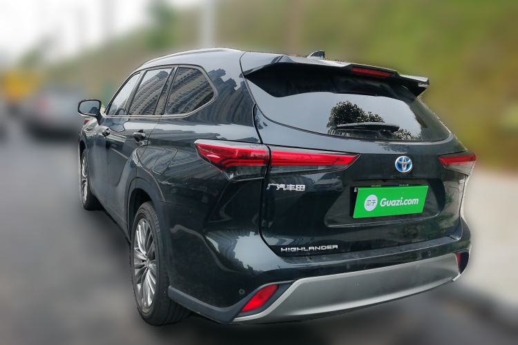 Used Toyota Highlander 2022 Dual-Engine 2.5L Two-Wheel Drive Prestige Edition 7-Seater Rear Left 45 Deg