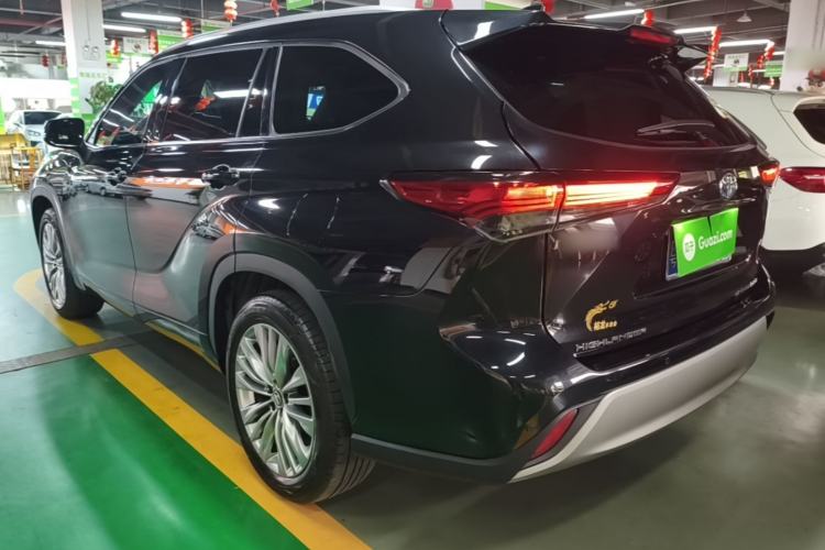 Used Toyota Highlander 2022 Dual-Engine 2.5L Four-Wheel Drive Supreme Edition 7-Seater Rear Left 45 Deg