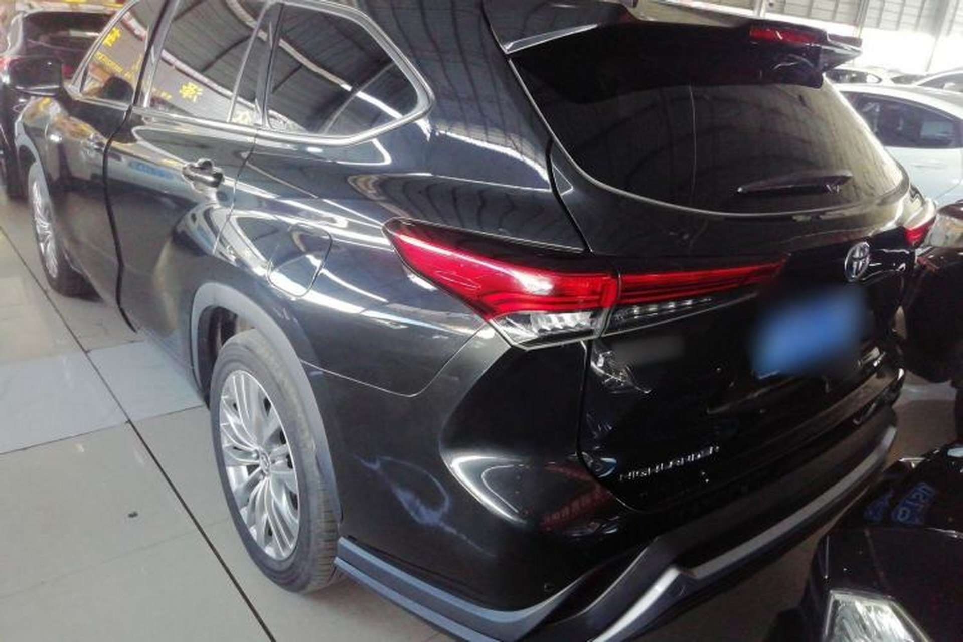 Used Toyota Highlander 2022 Dual-Engine 2.5L Four-Wheel Drive Prestige Version 7 Seats Rear Left 45 Deg