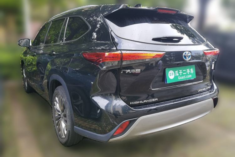 Used Toyota Highlander 2022 Dual-Engine 2.5L Four-Wheel Drive Prestige Version 7 Seats Rear Left 45 Deg