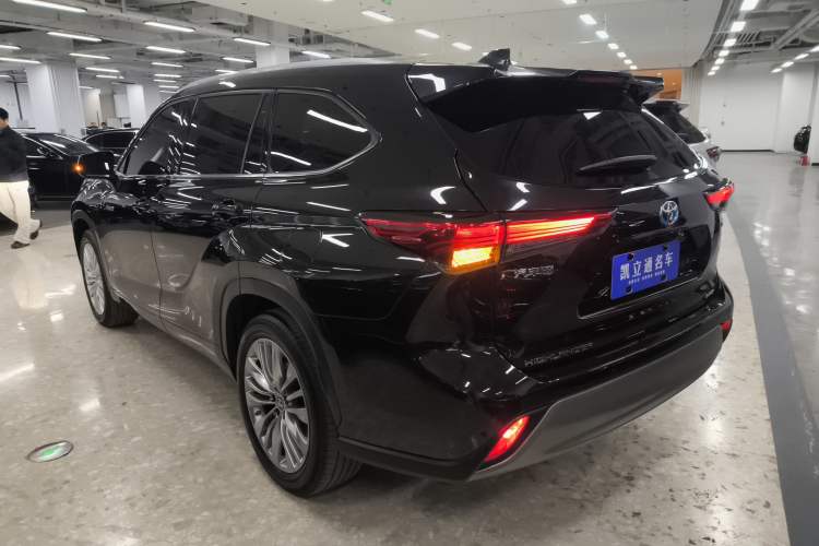 Used Toyota Highlander 2022 Dual-Engine 2.5L Four-Wheel Drive Prestige Version 7 Seats Rear Left 45 Deg