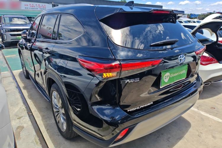 Used Toyota Highlander 2022 Dual-Engine 2.5L Four-Wheel Drive Prestige Version 7 Seats Rear Left 45 Deg