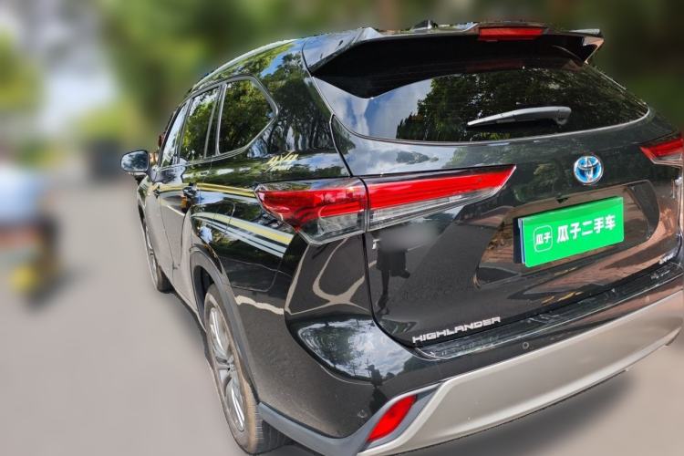Used Toyota Highlander 2022 Dual-Engine 2.5L Four-Wheel Drive Prestige Version 7 Seats Rear Left 45 Deg