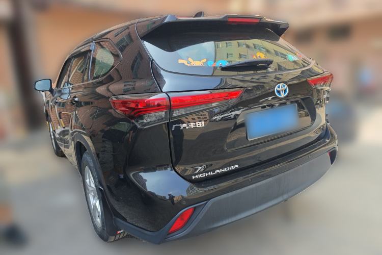 Used Toyota Highlander 2022 Dual-Engine 2.5L Two-Wheel Drive Elite Edition 5 Seats Rear Left 45 Deg