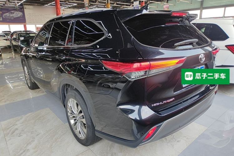 Used Toyota Highlander 2022 380T Four-Wheel Drive Prestige Edition 7-Seater Rear Left 45 Deg