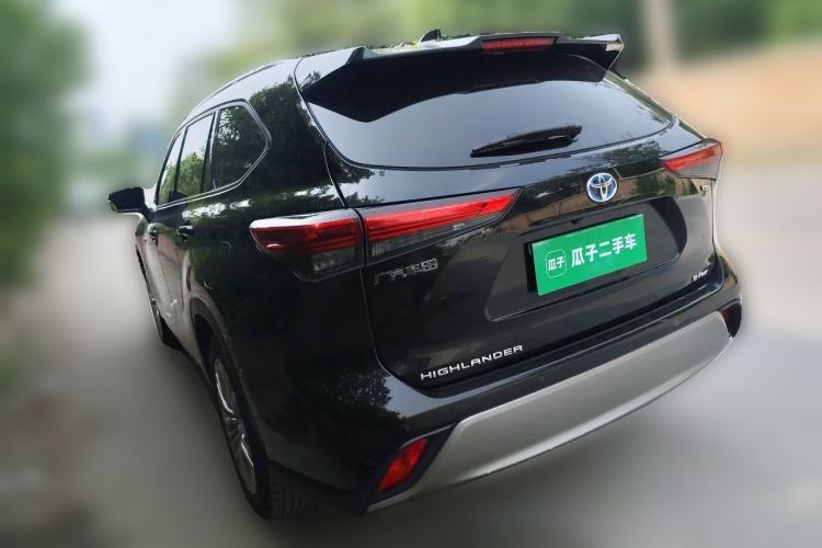 Used Toyota Highlander 2022 Dual-Engine 2.5L Four-Wheel Drive Prestige Version 7 Seats Rear Left 45 Deg