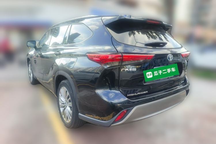 Used Toyota Highlander 2022 Dual-Engine 2.5L Four-Wheel Drive Prestige Version 7 Seats Rear Left 45 Deg