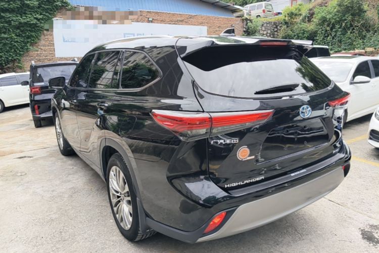 Used Toyota Highlander 2022 Dual-Engine 2.5L Four-Wheel Drive Supreme Edition 7-Seater Rear Left 45 Deg