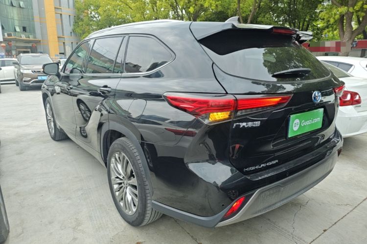 Used Toyota Highlander 2022 Dual-Engine 2.5L Four-Wheel Drive Prestige Version 7 Seats Rear Left 45 Deg