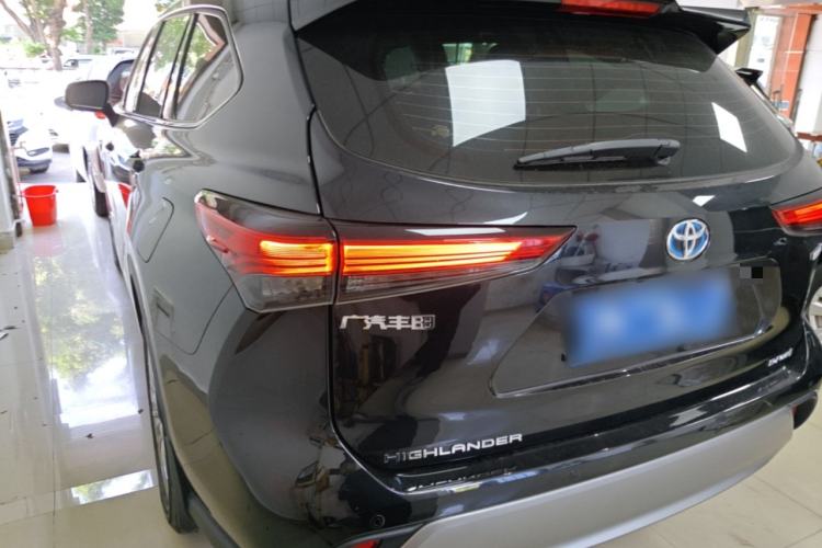 Used Toyota Highlander 2022 Dual-Engine 2.5L Four-Wheel Drive Luxury Edition 7 Seats Rear Left 45 Deg