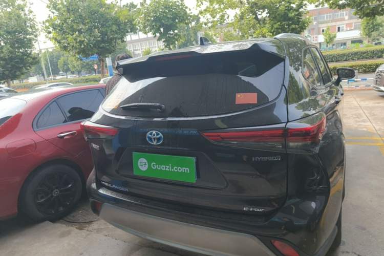 Used Toyota Highlander 2022 Dual-Engine 2.5L Four-Wheel Drive Prestige Version 7 Seats Rear