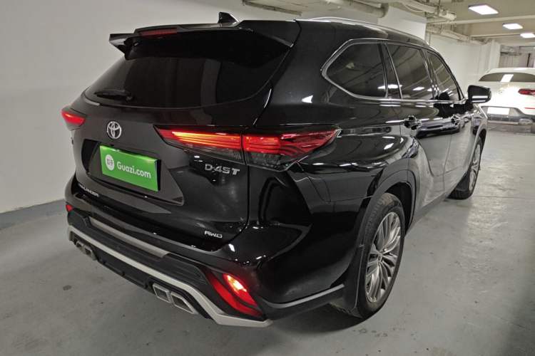 Used Toyota Highlander 2022 380T Four-Wheel Drive Prestige Edition 7-Seater Rear Right 45 Deg