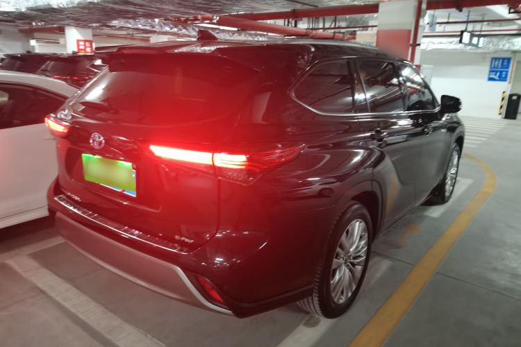 Used Toyota Highlander 2022 Dual-Engine 2.5L Four-Wheel Drive Prestige Version 7 Seats Rear Right 45 Deg