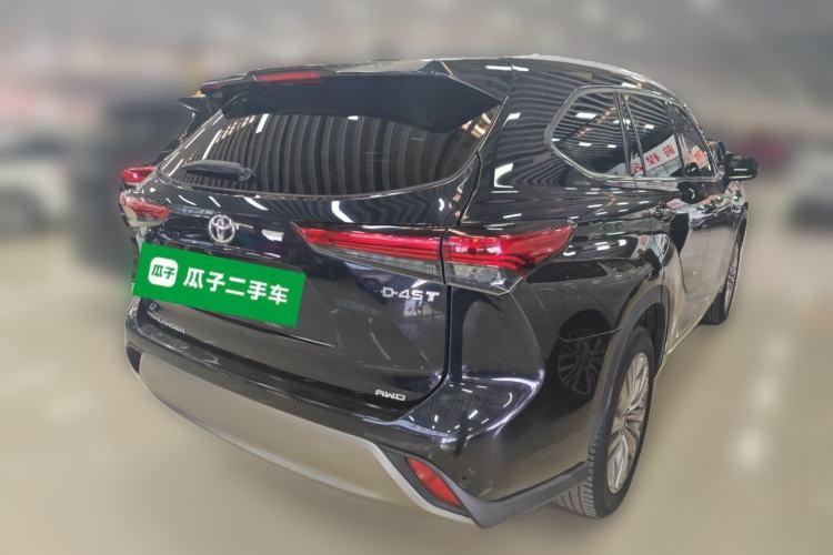 Used Toyota Highlander 2022 380T Four-Wheel Drive Prestige Edition 7-Seater Rear Right 45 Deg