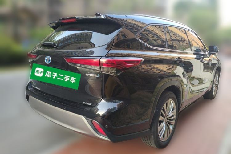 Used Toyota Highlander 2022 Dual-Engine 2.5L Four-Wheel Drive Prestige Version 7 Seats Rear Right 45 Deg